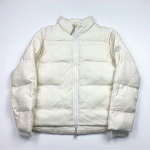 Women’s Allbirds Full Zip Wool Blend Puffer Jacket Size XL